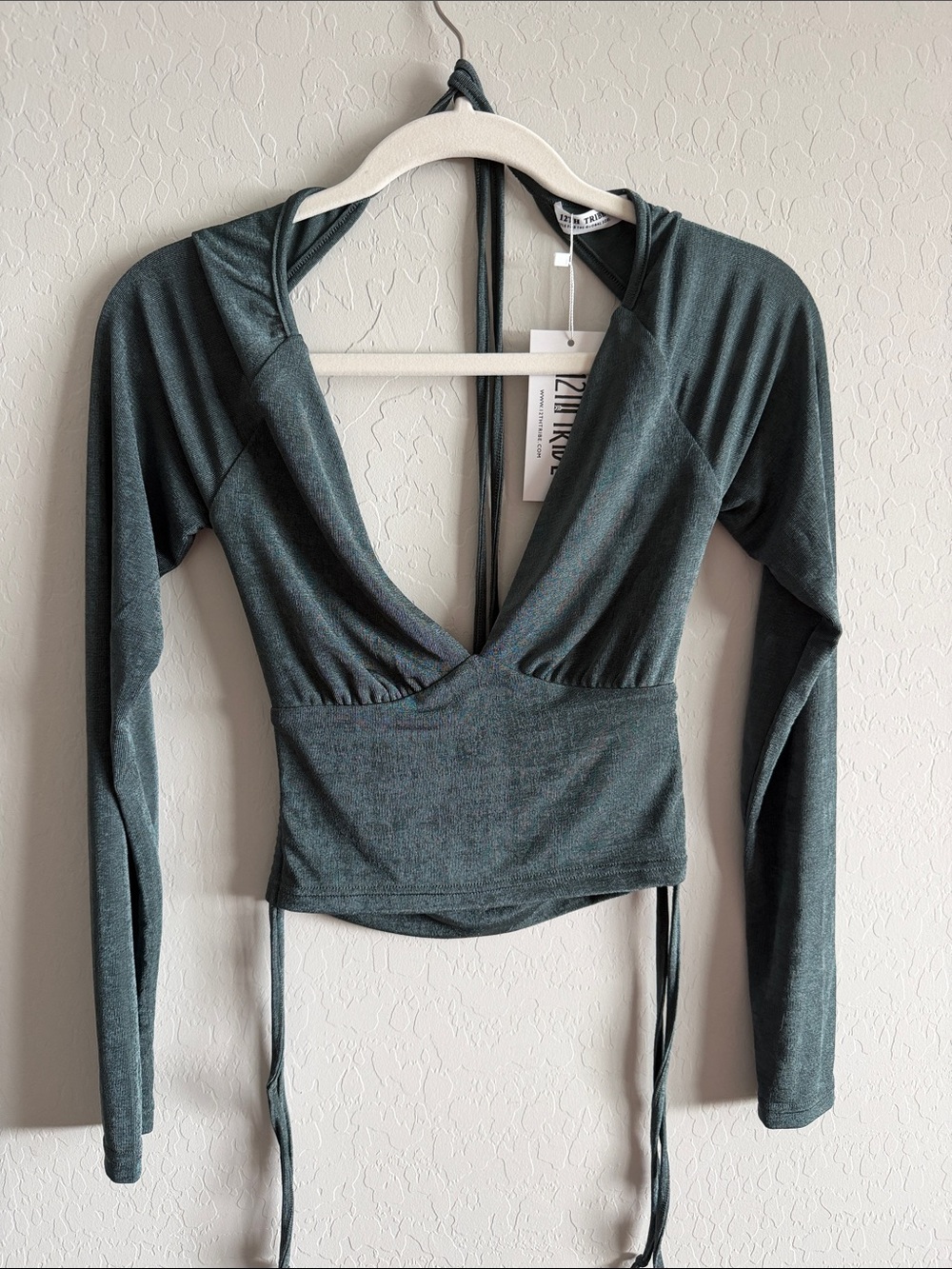 12th Tribe Nala Backless Crop Top
